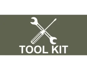 Quadratec Tool Kit Ammo Storage Box Decal White